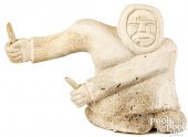 PANGNIRTUNG, ESKIMO CARVED WHA
