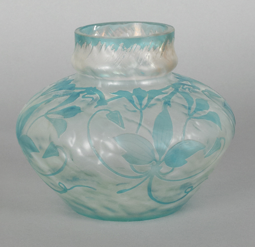 Pantin cameo glass vase 5 1/4" h. ?
