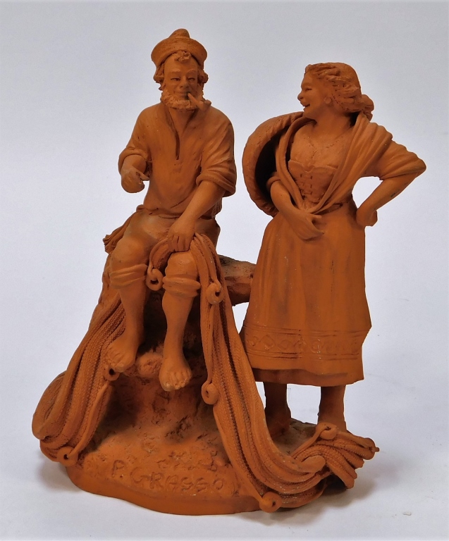 PAOLO GRASSO ITALIAN TERRACOTTA MAN