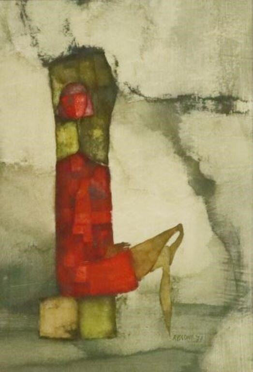 PAOLO RISSONE (B.1925) FRAMED