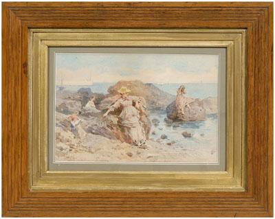 Paolo Sala watercolor, (Italian,