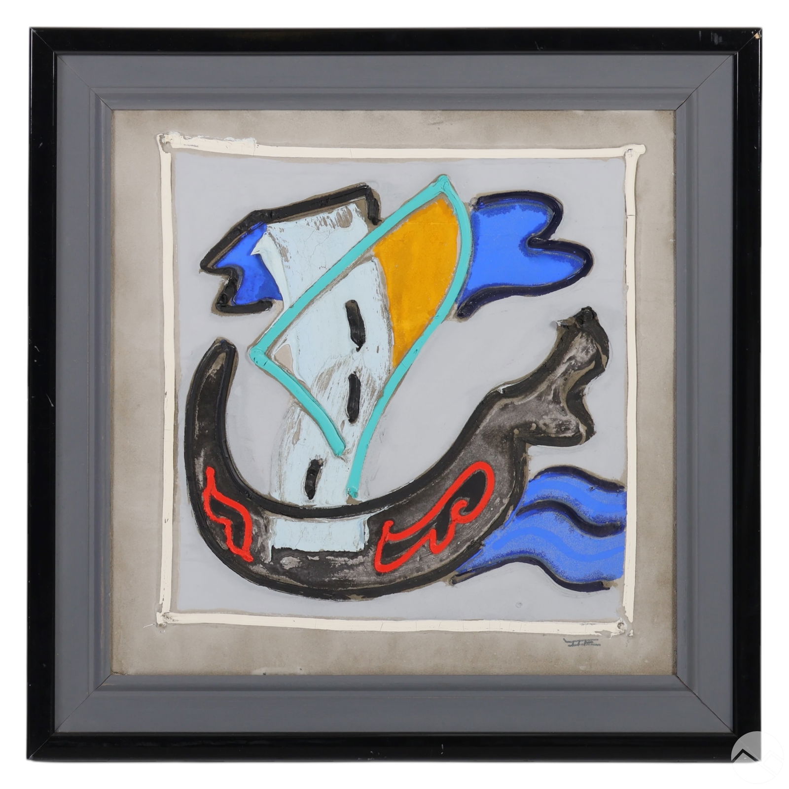 PAOLO VALLE B.1948 GEOMETRIC