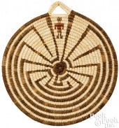 PAPAGO INDIAN COILED BASKETRY