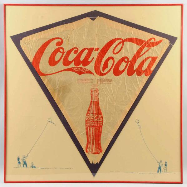 Paper Coca-Cola Kite.  1930s.