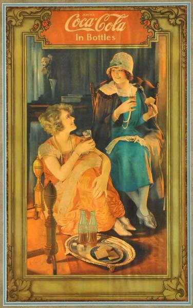 Paper Coca-Cola Poster.  1920s.
