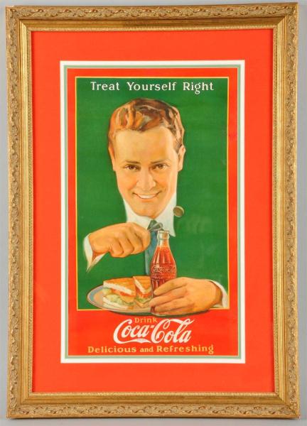 Paper Coca-Cola Poster. 