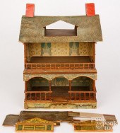 PAPER LITHOGRAPH OVER WOOD DOL