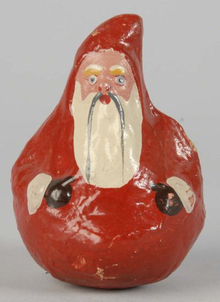 Paper Mache Santa Claus Roly Poly.