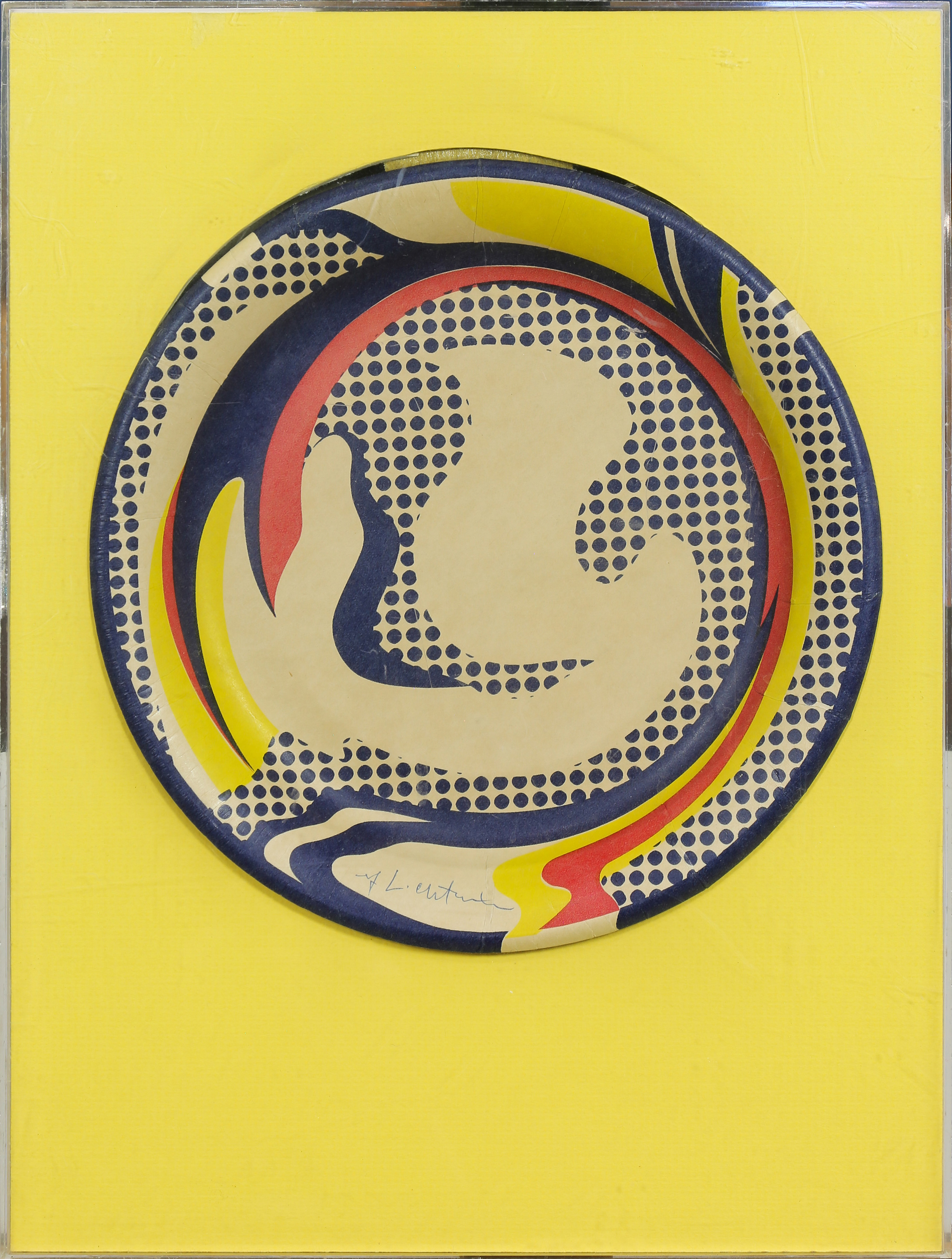 PAPER PLATE, ROY LICHTENSTEIN Roy