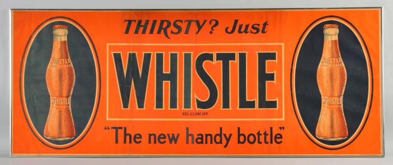 Paper Whistle Outdoor Banner. 