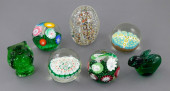 PAPERWEIGHTS: SEVEN DECORATIVE