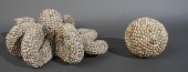 PAPIER MACHE AND SEASHELL OCTO