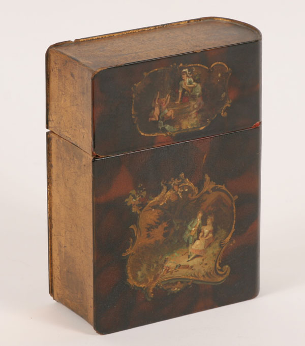 Papier mache lacquered hand painted