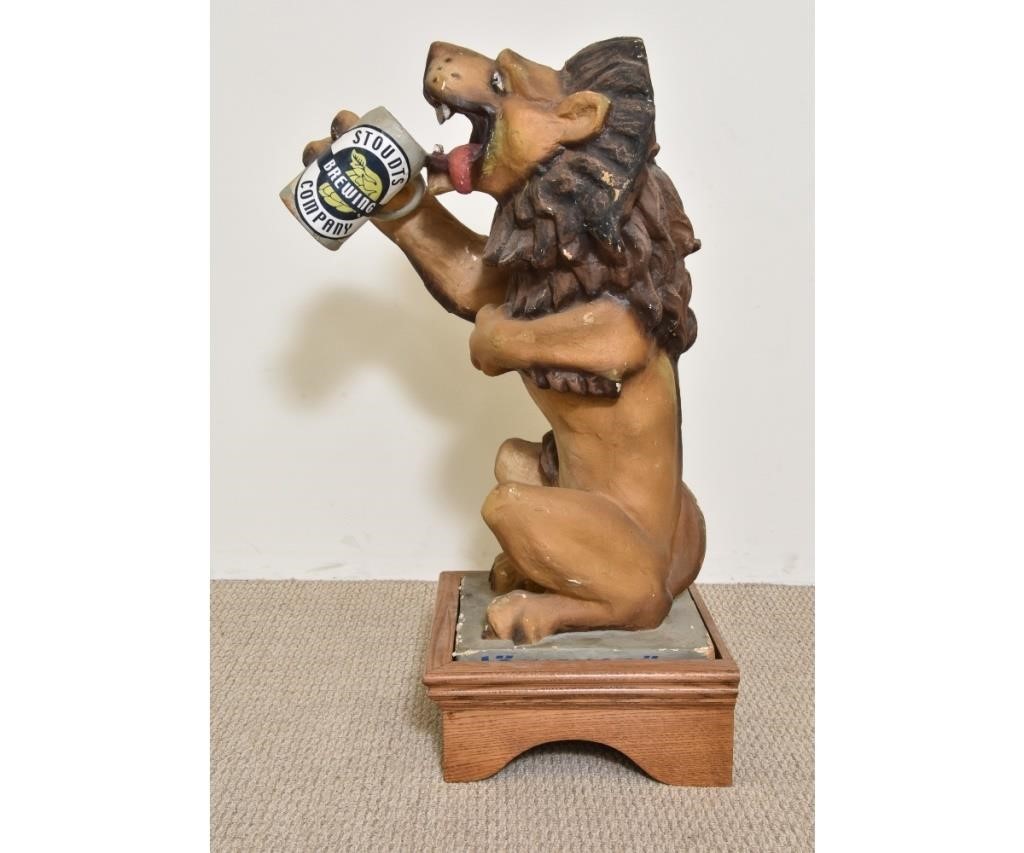 Papier-mache' Lowenbrau lion