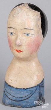 PAPIER-MâCHé MILLINERS HEAD LA