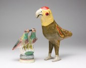 PAPIER MACHE PARROT AND CHALKW