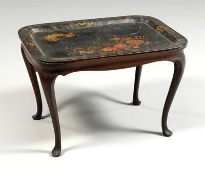 Papier mache tray table, large