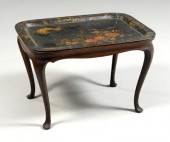 Papier mache tray table, large