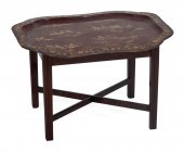 PAPIER-MÂCHÉ TRAY WITH STAND L