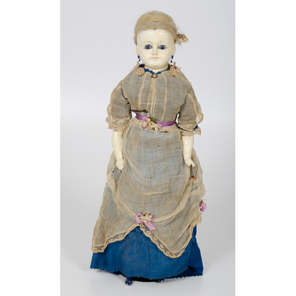 Papier Maché Victorian Doll