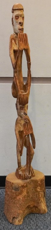 PAPUA NEW GUINEA ASMAT CARVED