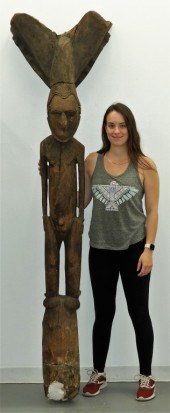 PAPUA NEW GUINEA WOOD EFFIGY A