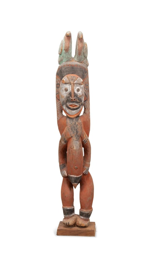 PAPUA POLYCHROME STANDING MAN