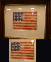 Parade flag  36 stars  linen 8