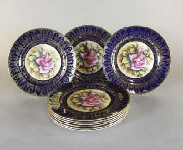 PARAGON PORCELAIN CABINET PLATESA