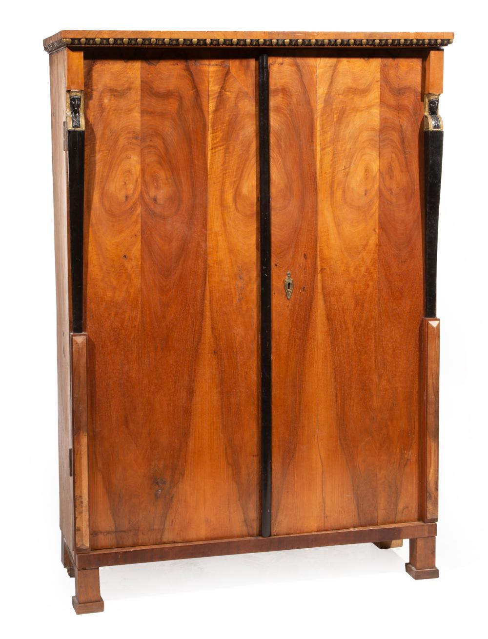 PARCEL EBONIZED, GILDED FRUITWOOD