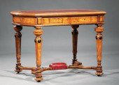 PARCEL EBONIZED, INLAID WALNUT