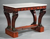 PARCEL EBONIZED MAHOGANY CENTE