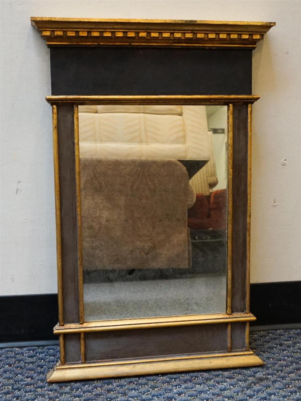 PARCEL GILT BLACK PAINTED FRAME
