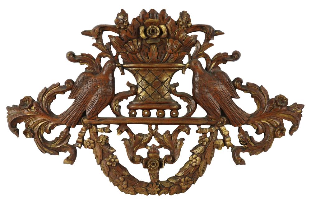 PARCEL GILT CARVED SPANISH