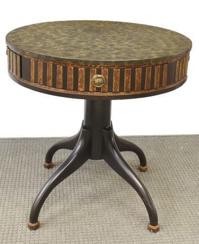 PARCEL GILT EBONIZED WOOD CENTER