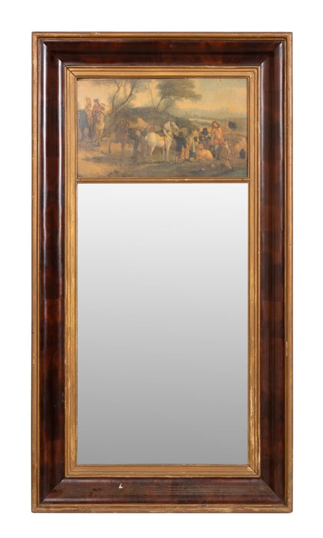 PARCEL GILT MAHOGANY FIGURAL