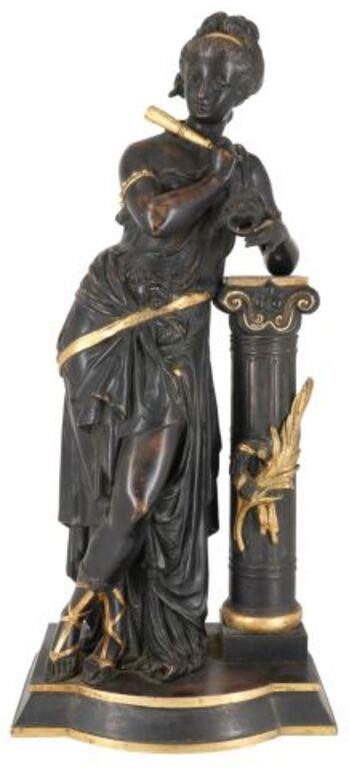 PARCEL GILT METAL SCULPTURE