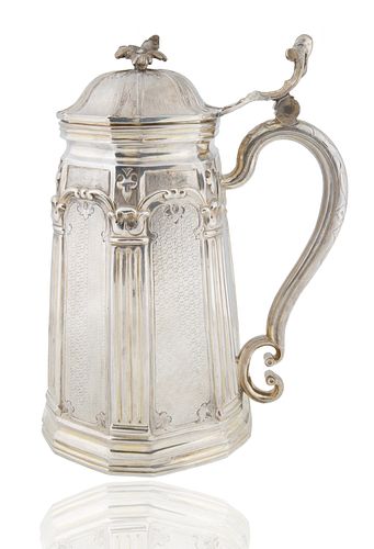 PARCEL-GILT SILVER TANKARD, ST.