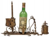 PARCEL GILT WROUGHT IRON ARCHI