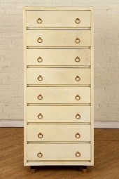 PARCHMENT TALL CHEST MANNER JE