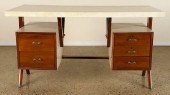 PARCHMENT WOOD WRITING DESK MA