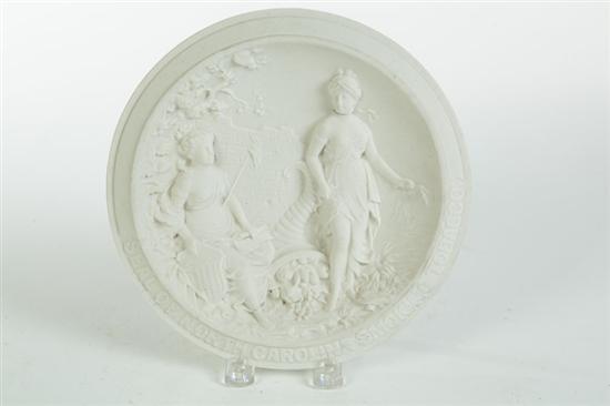 PARIAN ADVERTISING PLAQUE. 