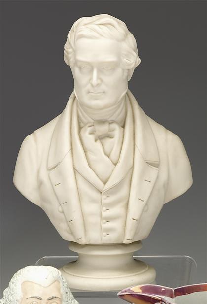 Parian bust of a gentleman   