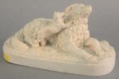 PARIAN DOG FIGURE, IMPOSING ON