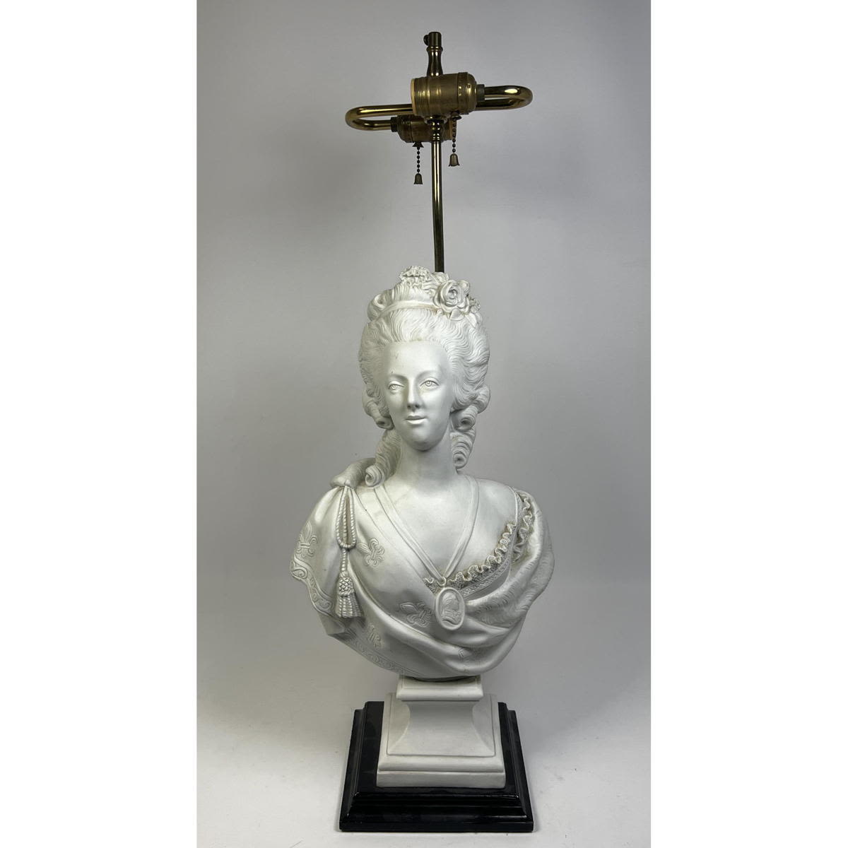 Parian Figural Female Bust Table