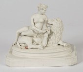 Parian Figurine of Una and the