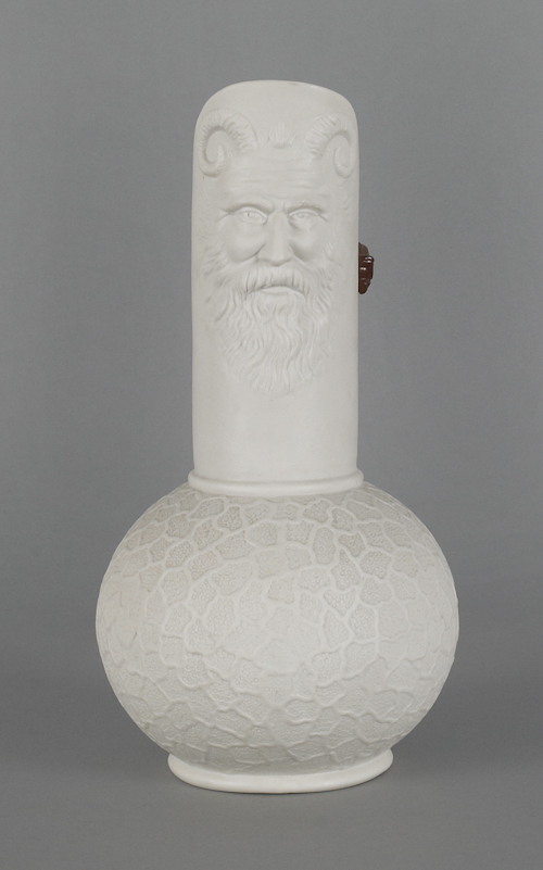 Parian pitcher with a serpent