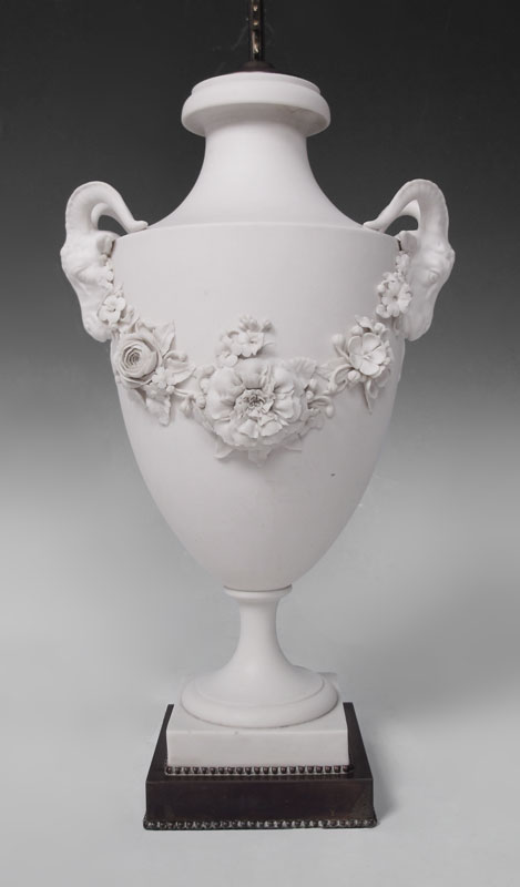PARIAN RAMS HEAD LAMP: Undrilled