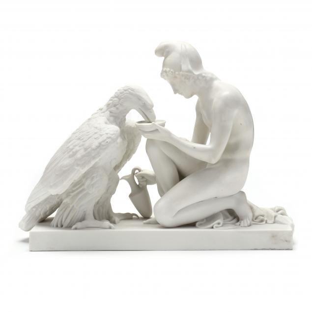 PARIAN SCULPTURE OF GANYMEDE AND