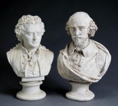 PARIANWARE BUST OF GUETHE AND